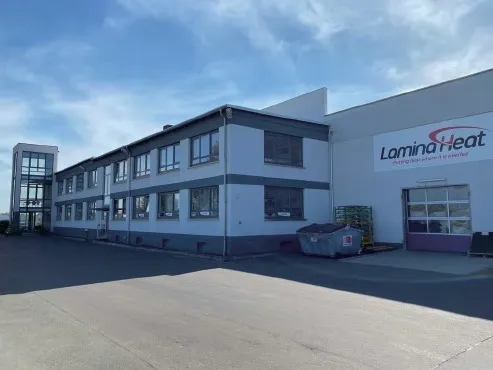 The Lamina Heat factory building in Germany